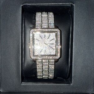 JBW Cristal Square Dial Diamond Bracelet Watch